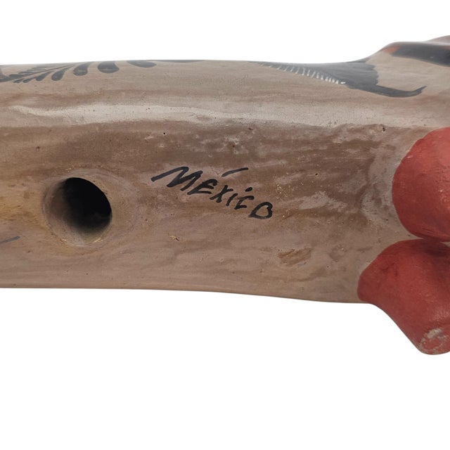 Mid-Century Tonalá Pottery Dachshund Folk Art Sculpture 13" Mexico For Sale - Image 14 of 17