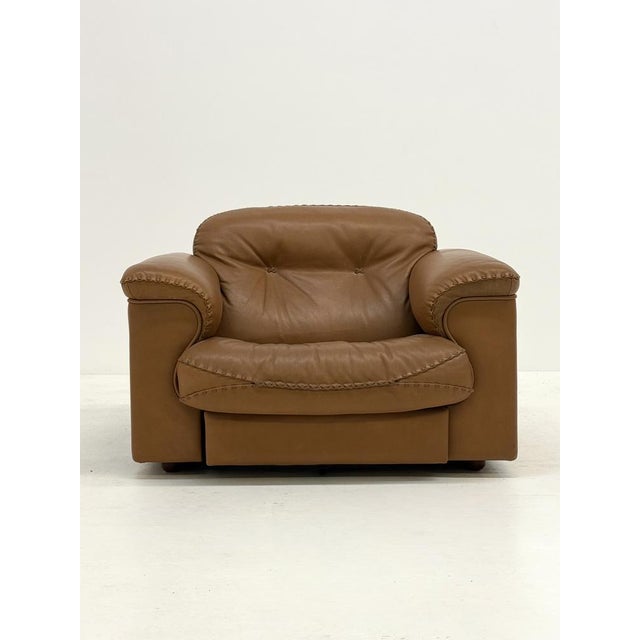 Vintage Camel Brown DS-101 Armchair from de Sede, 1970s For Sale - Image 4 of 18