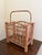 Mid-Century Modern Mid-Century Bamboo Magazine Stand in the Palm Beach Manner For Sale - Image 3 of 9