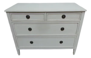 Gustavian Style 4 Drawer Chest of Drawers