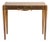 Natural Wood and Lacquered Console Table, 1940s For Sale