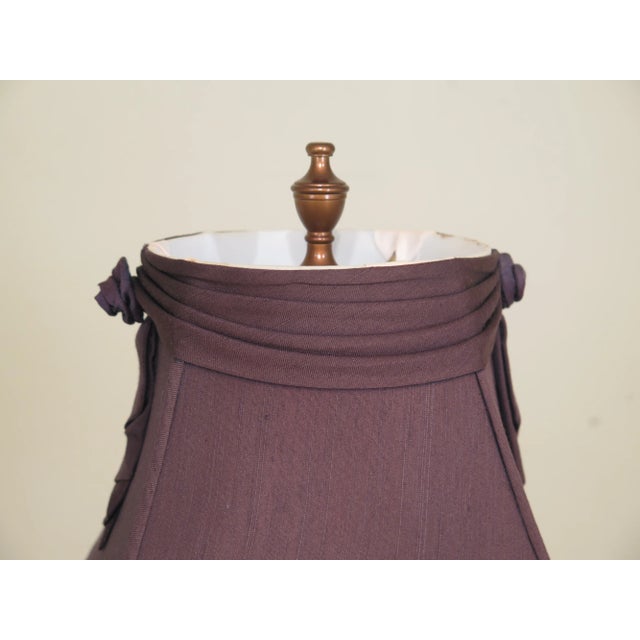 Traditional 1990s Brandburn Gallery Toleware Regency Decorated Lamp For Sale - Image 3 of 9