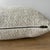 Custom Linen and Wool Lumbar Pillow in Flax With Down Feather Insert For Sale - Image 4 of 6