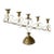 Late 19th Century Italian Brass Ecclesiastical Candelabra For Sale