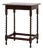 English Oak Barley Twist Side Table with Shaped Top, 1900s For Sale