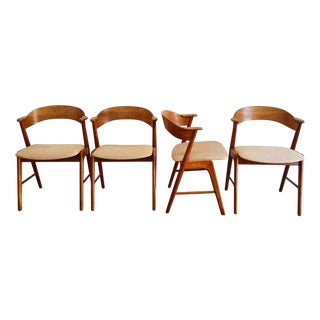 Danish Chairs, 1950s, Set of 4 For Sale