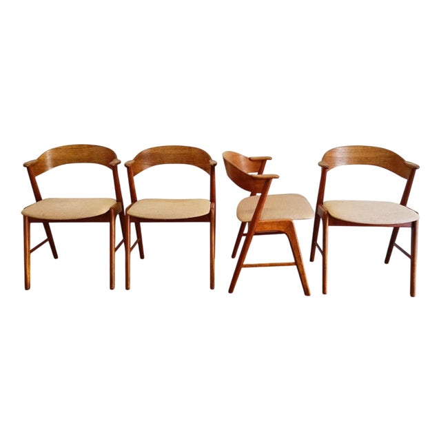 Danish Chairs, 1950s, Set of 4 For Sale