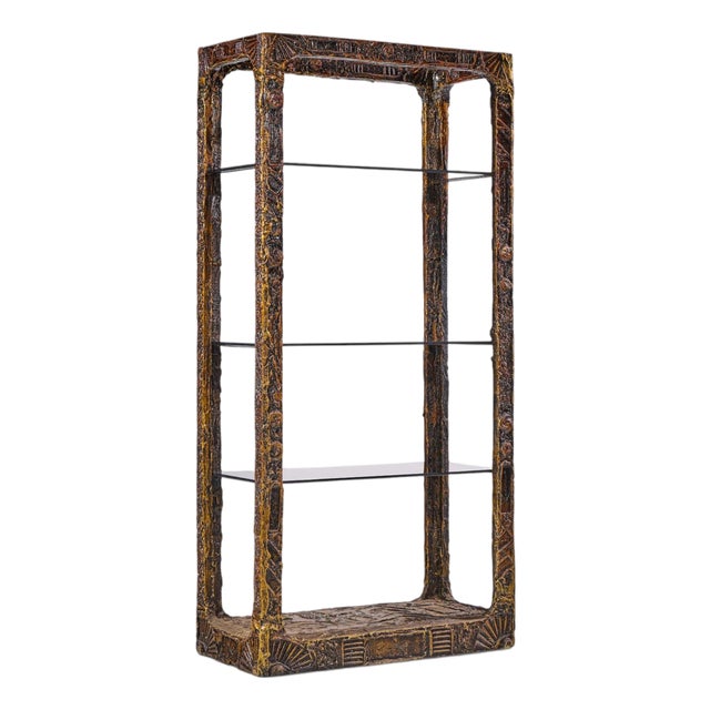 Adrian Pearsall for Craft Associates Mid Century 'Goop' Brutalist Étagère Shelf For Sale