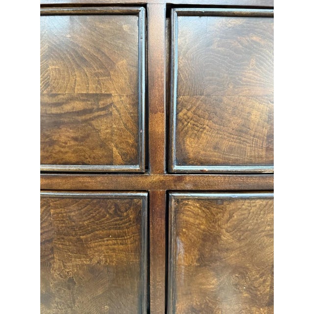 Universal Furniture Transitional Burled-Finish Gentleman’s Chest For Sale - Image 13 of 13