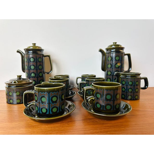 Arthur Wood 1970s Coffee Set For Sale - Image 4 of 5