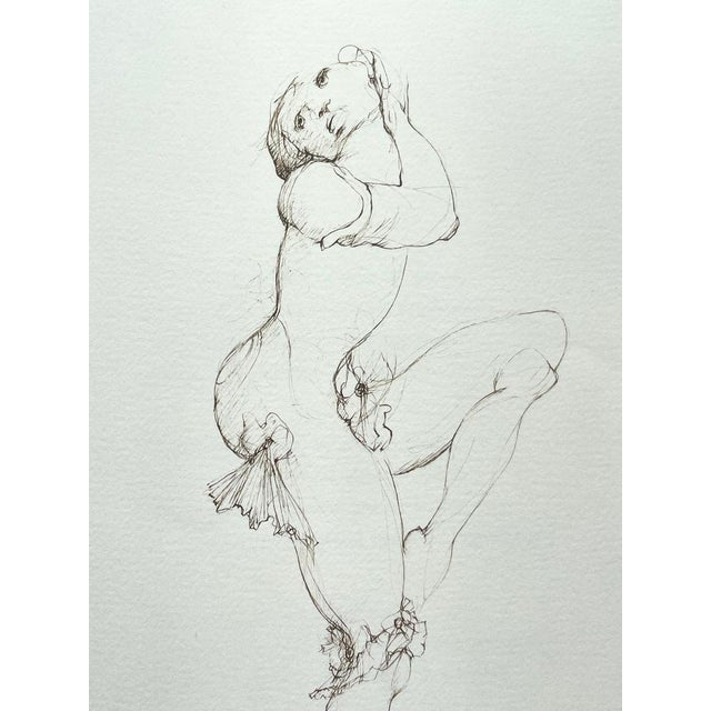 Leonor Fini, Figurative Composition, 20th Century, Lithograph on Arches Paper For Sale - Image 5 of 7