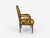 Gianni Versace Fabric Louis XVI Style Armchairs, Walnut, France, 20th C. For Sale - Image 15 of 16