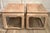 A beautiful pair of vintage Ming-style side tables featuring sculptural, curved legs, subtly shaped aprons, and a softly...