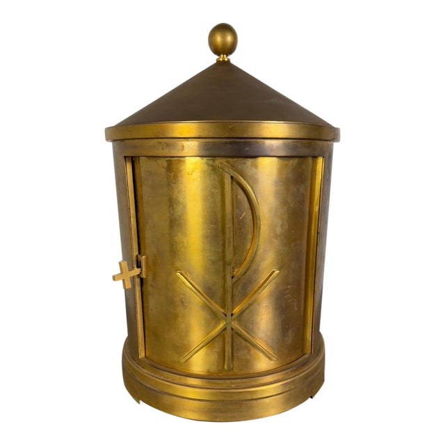 Bronze Tabernacle Crafted by Cheret Ateliers d'Art Liturgique For Sale