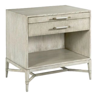 Woodbridge Furniture Iris Bedside Table, Luna Finish For Sale