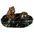 An exquisite 19th-century French inkwell, featuring a finely detailed bronze bulldog, signed by the artist M. Bertin. The...