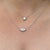 2020s 2 Carat Marquise Lab Diamond 14k East West Solitaire Floating Necklace For Sale - Image 5 of 5
