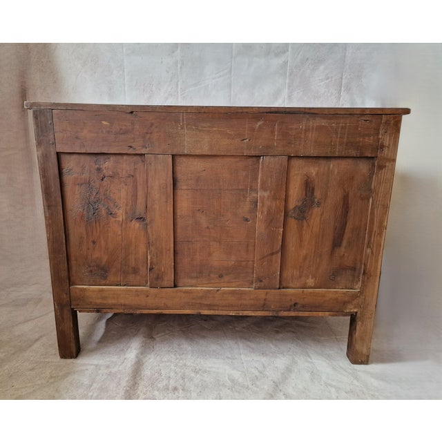 Biedermeier Chest of Drawers in Walnut, 1890s For Sale - Image 9 of 11