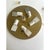 Amber “Budino” Murano glass flush mount with graniglia. Traditional venetian working of Murano glass. Gold metal frame.5...