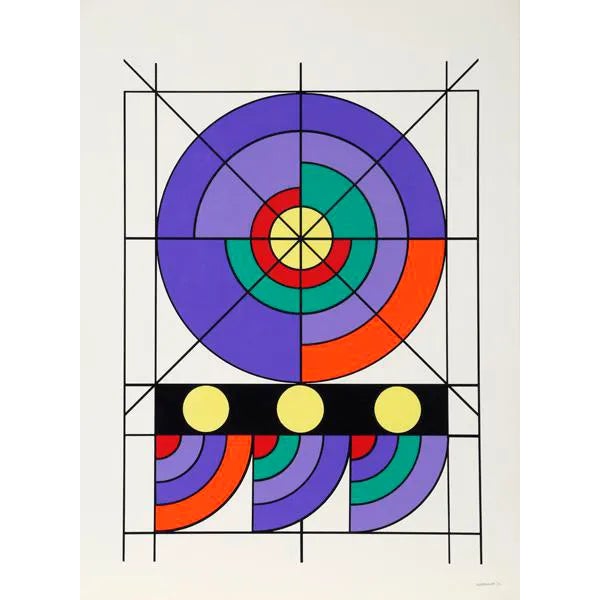 1971 Edival Ramosa "Sin Titulo" Print For Sale