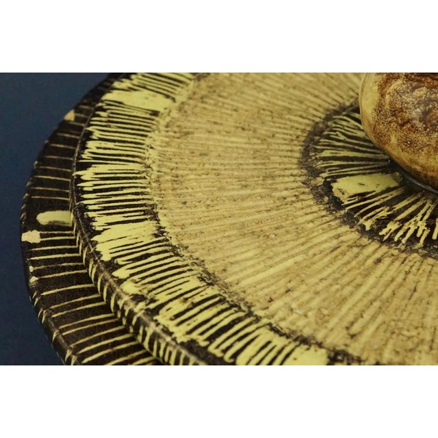 Italian Futuristic Glazed Ceramic Bon Bon Holder by Nicolaj Diulgheroff for MGA of Albisola, 1920s For Sale - Image 17 of 18