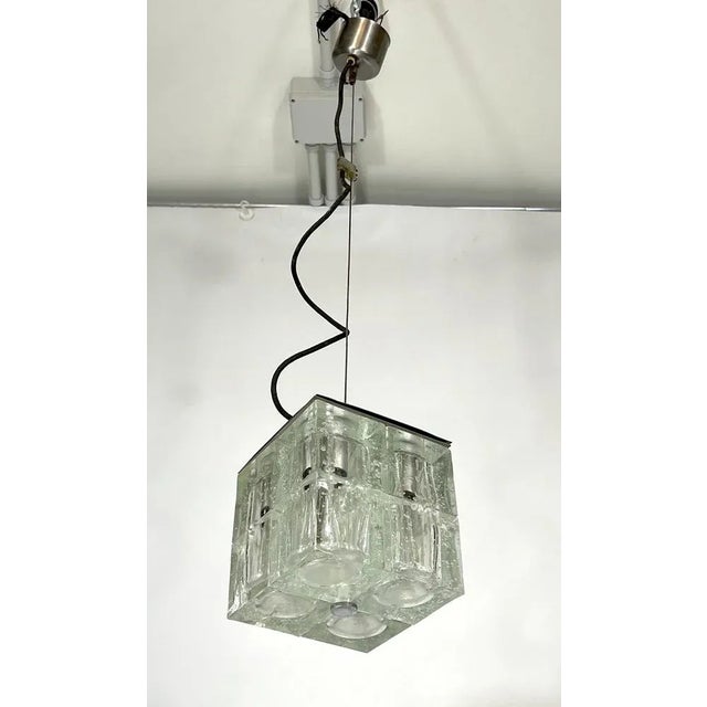 Clear Murano Glass Pendant Lamp from Poliarte, 1970s For Sale - Image 18 of 18