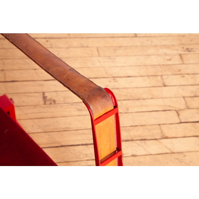 Red 1st Edition Cité Armchair by Jean Prouvé for Vitra For Sale - Image 8 of 11
