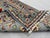 Blue Gray Persian-Style Floral Wool Runner Rug, Natural Dyes, 2'9" X 9'7" For Sale - Image 12 of 14