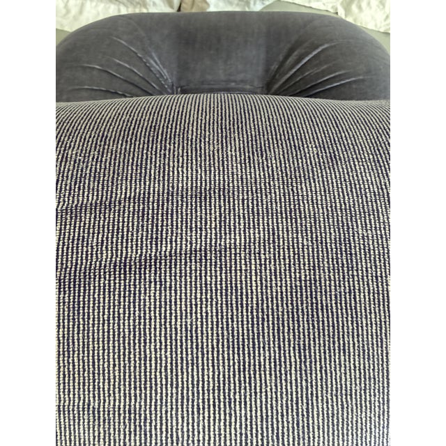 Space Age Velvet and Chrome Chair by Adriano Piazzesi, Italy, 1960s For Sale - Image 12 of 17