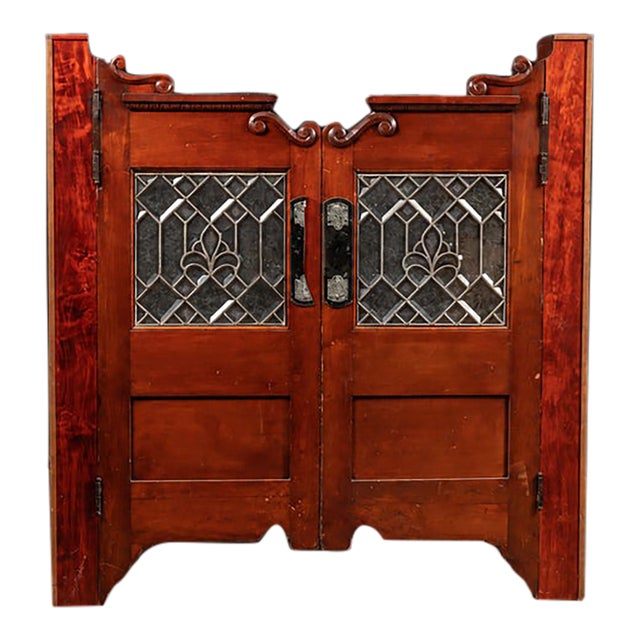 Late 19th Century Mahogany Brunswick Saloon Doors For Sale