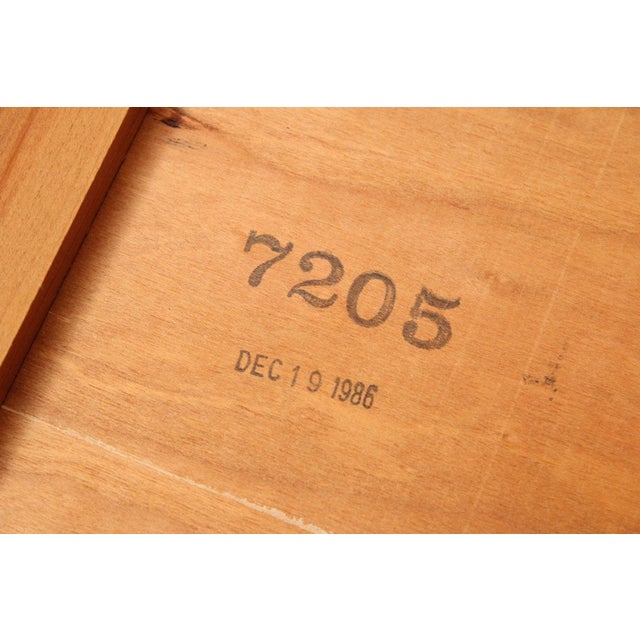 Wood Stickley Chippendale Style Cherry Dresser For Sale - Image 7 of 18