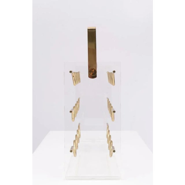 Hollywood Regency Wine Rack by David Lange, France, 1975 For Sale - Image 4 of 8