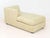 Cream Contemporary Upholstered Chaise Lounge For Sale - Image 8 of 10