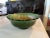 Mid-Century Modern Mid Century Fenton Style Green Carnival Glass Bowl For Sale - Image 3 of 5