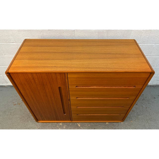 Mid-Century Modern Mid-Century Teak Gentleman's Chest by the Sun Cabinet Co LTD For Sale - Image 3 of 18