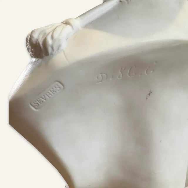 Late 19th Century Sèvres Bisque Bust of French Revolutionary Martyr Joseph Barra For Sale - Image 6 of 11