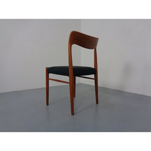 Wood Vintage Teak Chair, Denmark, 1960s For Sale - Image 7 of 15