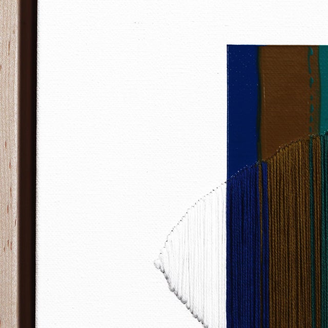 Barcelona native artist Raul de la Torre's vibrant abstract mixed media artworks pay homage to textiles. De La Torre...