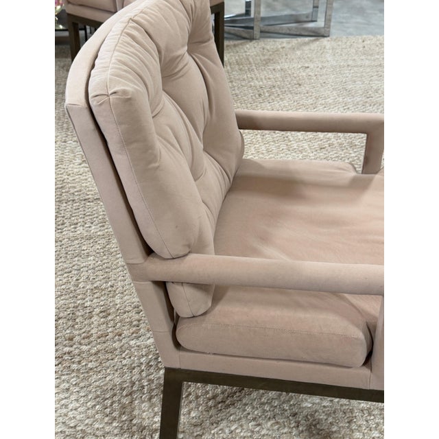 Pair Mastercraft Bronze Parsons Club Chairs, Spain, 1970s For Sale - Image 13 of 14