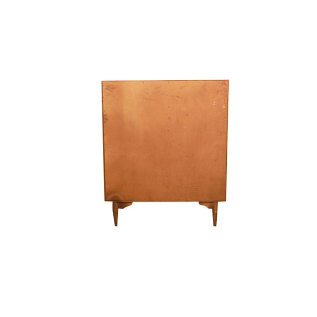 Brown 1960s Mid-Century Lane Acclaim Dovetail Walnut Tall Dresser For Sale - Image 8 of 10
