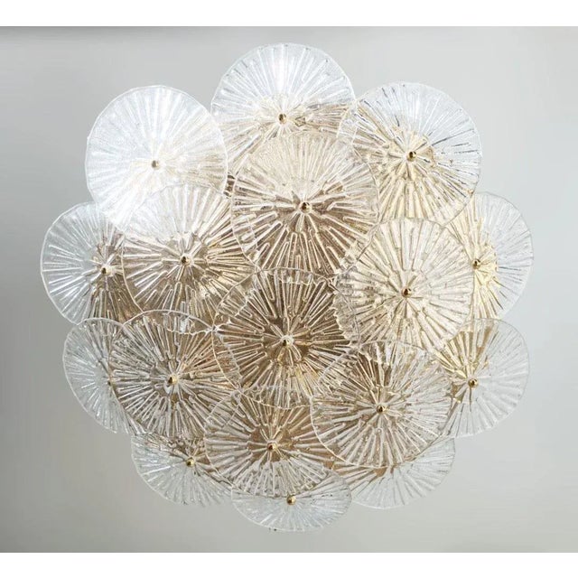 Italian 21st Century Loto Flush Mount by Fabio Ltd For Sale - Image 3 of 11