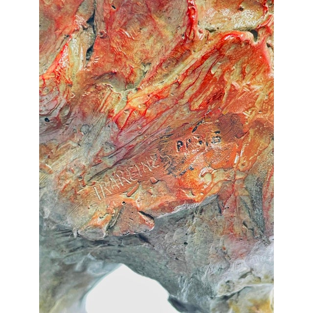Ira Reines “Fire” Bronze Sculpture, Five Elements Series, Signed & Numbered For Sale - Image 15 of 18