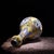 Vintage Chinese Gilt Copper Enamel "Bird & Flower" Garlic-Mouth Vase - 1180g For Sale In Los Angeles - Image 6 of 9