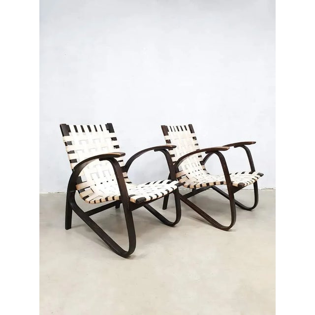 Vintage Armchair by Jan Vanek for UP Zavodny, 1930s For Sale - Image 3 of 3