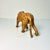 Chestnut 1970s Vintage Safari Boho Chic Italian Leather Wrapped Giraffe and Leopard Figurals - A Pair For Sale - Image 8 of 18