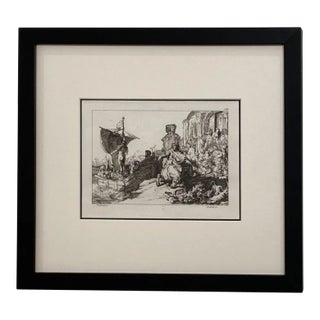 Late 18th Century Rembrandt Etching #11, by Francesco Novelli For Sale