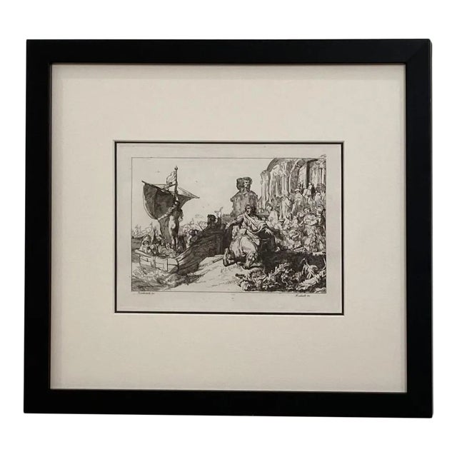 Late 18th Century Rembrandt Etching #11, by Francesco Novelli For Sale