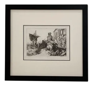Late 18th Century Rembrandt Etching #11, by Francesco Novelli
