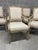 Wood Antique French Carved Fruitwood Louis XVI Style Arm Chairs - Set of 6 For Sale - Image 7 of 12