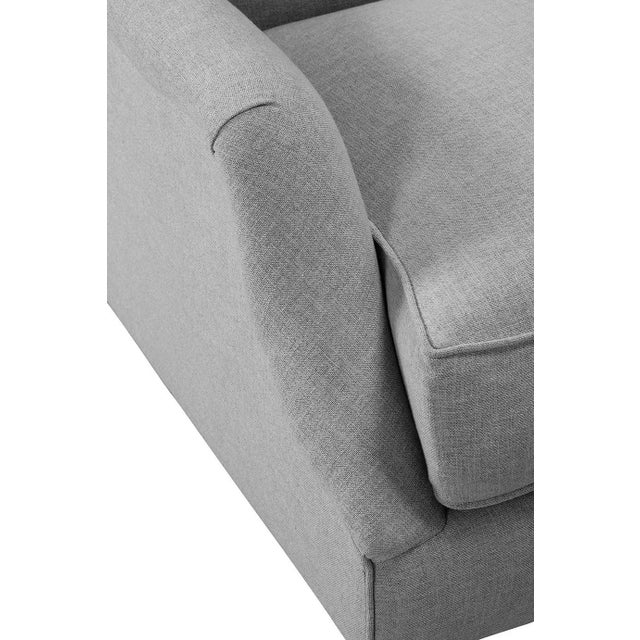 Alcott Chair, Stone Linen For Sale - Image 10 of 12